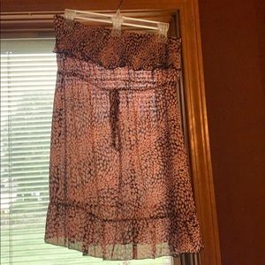 Cute strapless mini dress or tunic